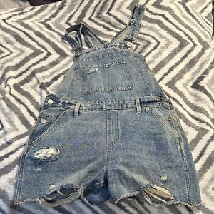 wild fable Light Blue Denim Overalls